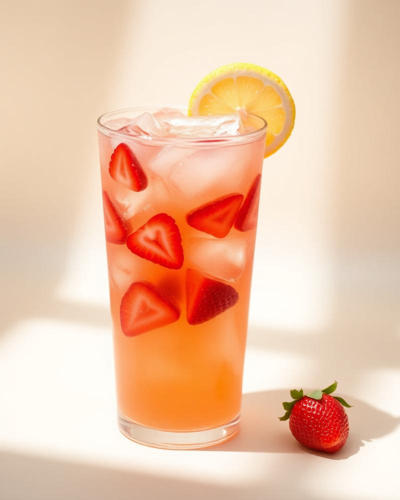 Strawberry lemon tea